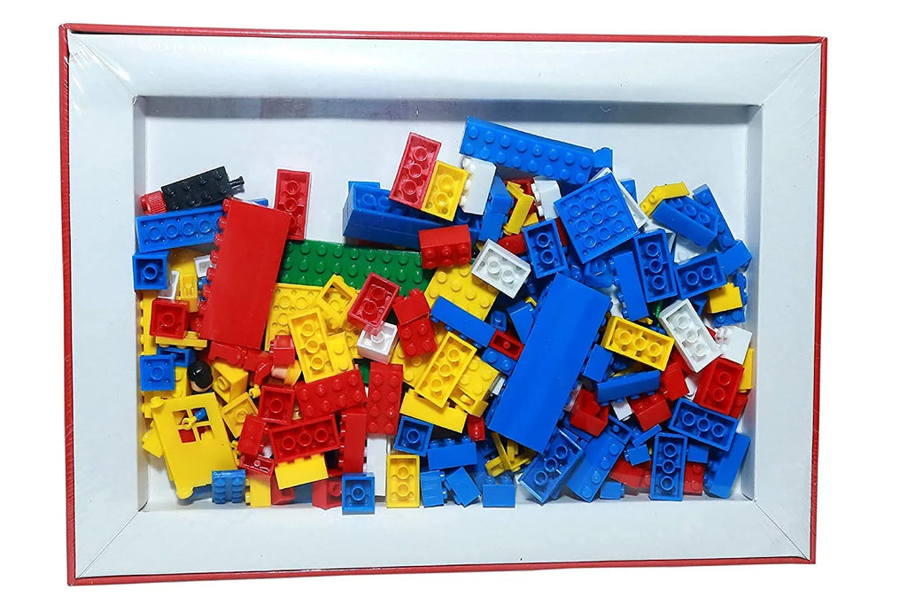 Builder Puzzle Blocks Set 235 Pieces Building Block Game My First Arc IntelKids