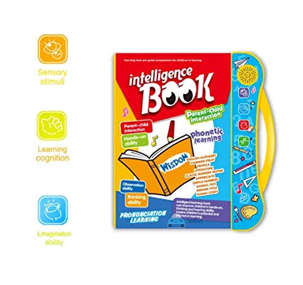 Study Book Intellectual Learning Children Book - Musical English Educational Phonetic Learning Book for Kids