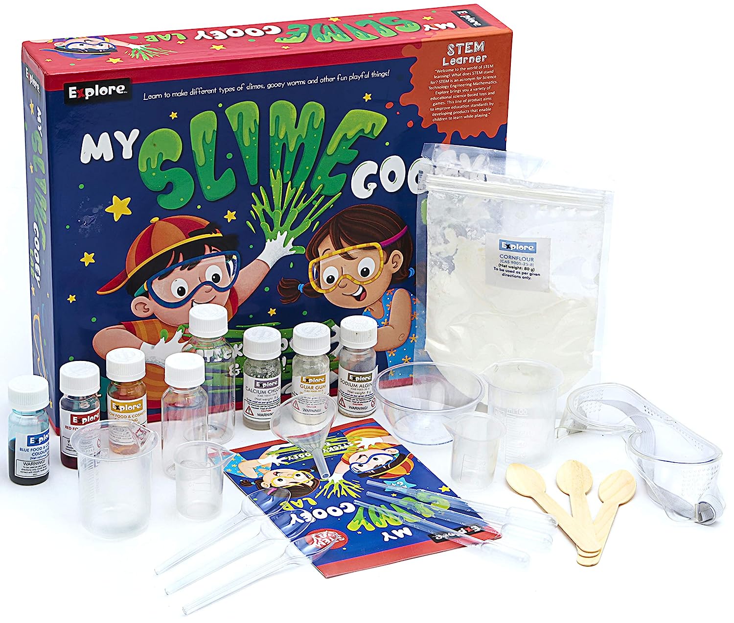 Slime Making Kit DIY Factory Complete Games Set Toy Science for Kids  Educational