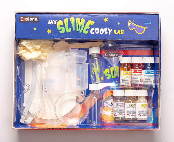 Explore STEM Learner | My Slime Gooey Lab (Learning & Educational DIY Activity Toy Kit, for Ages 6+ of Boys and Girls).