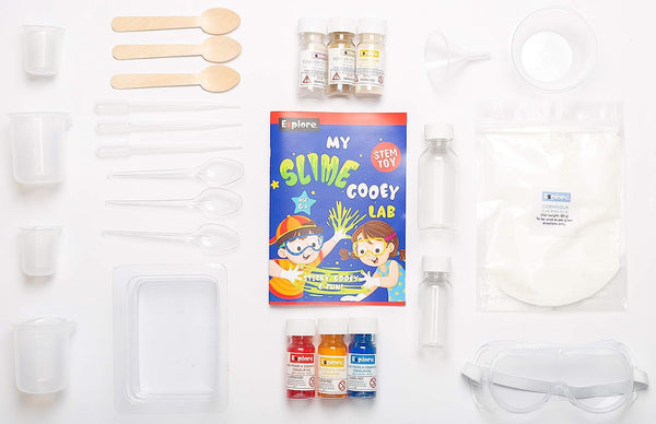 Explore STEM Learner | My Slime Gooey Lab (Learning & Educational DIY Activity Toy Kit, for Ages 6+ of Boys and Girls).