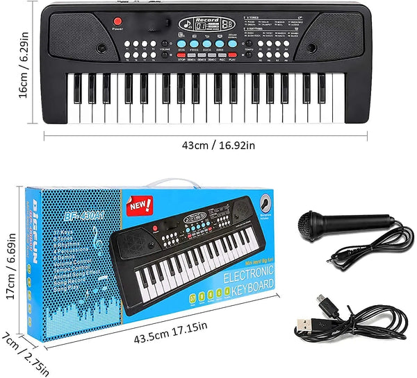 37 Keys Piano Keyboard for Kids and Adults Musical Instrument Gift Toys for Over 3 Year Old Children Boy and Girls