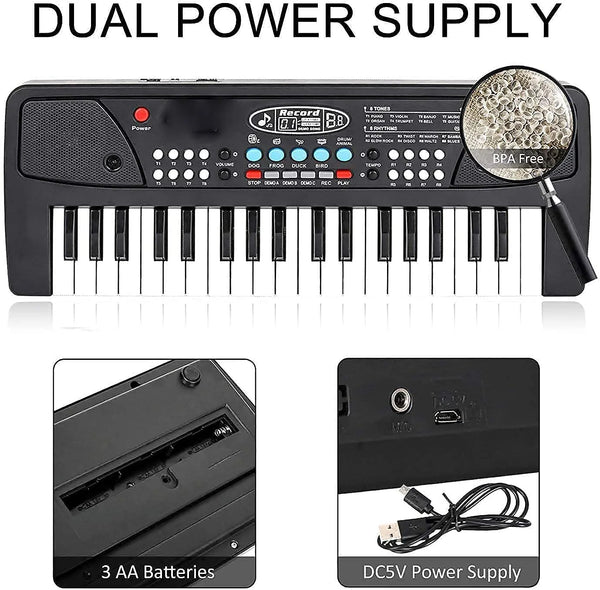 37 Keys Piano Keyboard for Kids and Adults Musical Instrument Gift Toys for Over 3 Year Old Children Boy and Girls