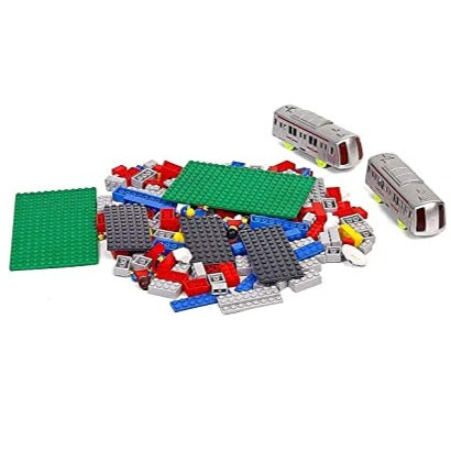 Metro Station 355 pcs Interlocking Building Blocks Set for Kids (Multicolor)