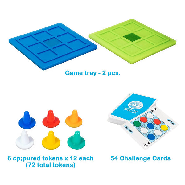 Color Race. A Perfect Mind Challenge Indoor & Outdoor Board Game for Kids