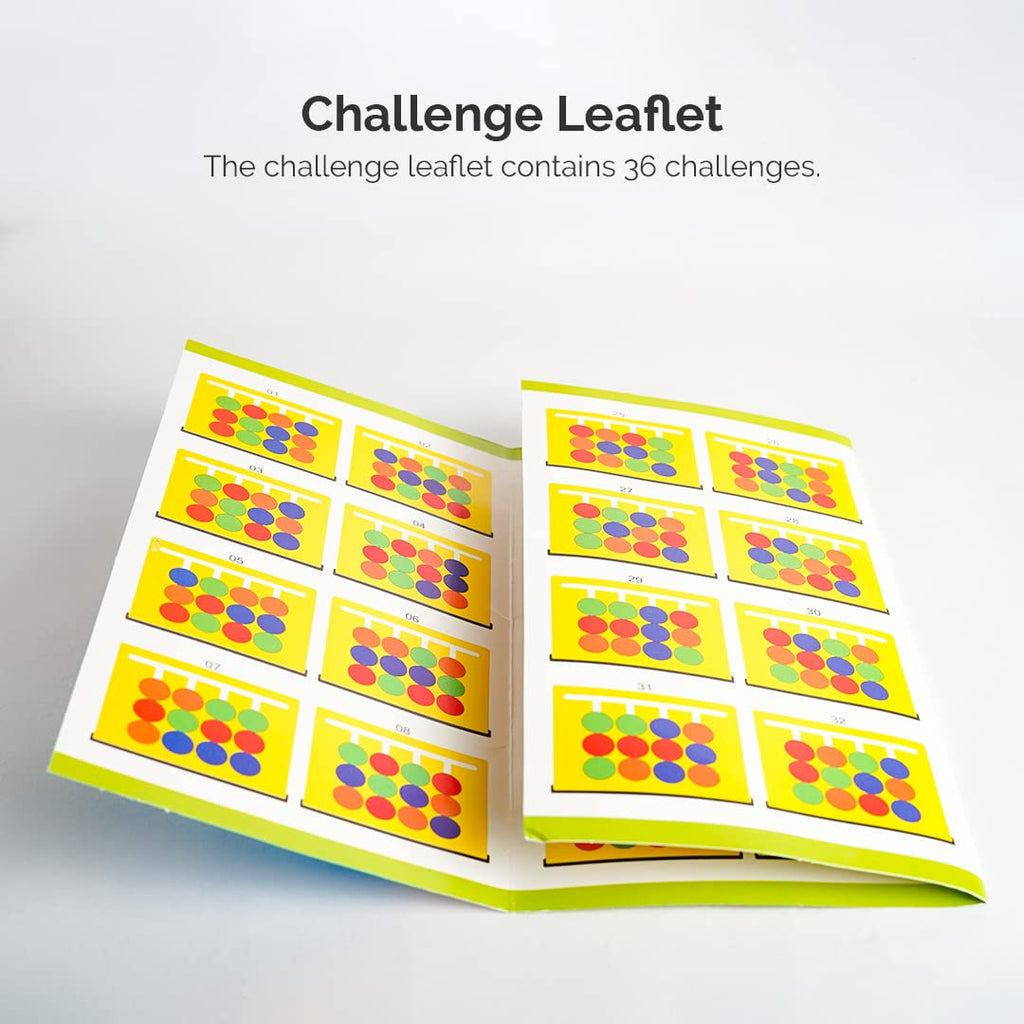 Color Challenge Montessori Slide & Match Puzzles – Board Brain Game fo ...