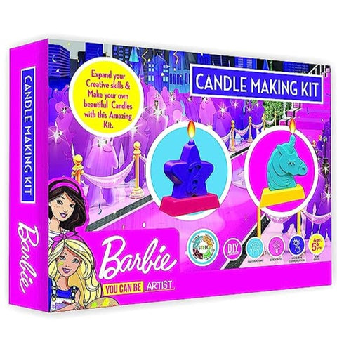 Candle Making Kit with Stand for Kids, DIY Barbie Amazing Kit (Multicolor)
