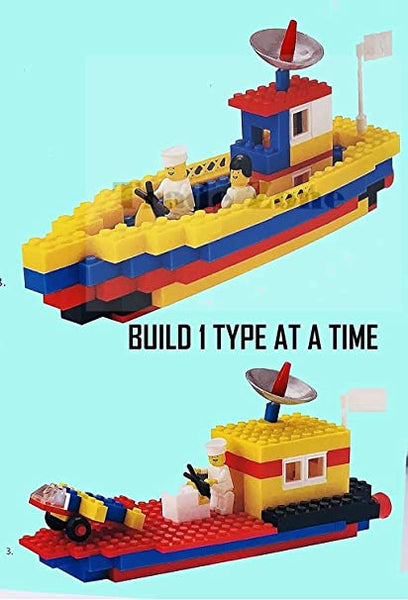 Aquamech Marine & Beach Set Play Toys, Block Game Set for Kids, Interlocking Block Set, Construction Blocks Toy