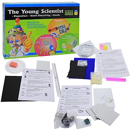 The Young Scientist Set – 2 Concepts - Magnetism, Static Electricity, Tornadoes, Clouds & Water cycle