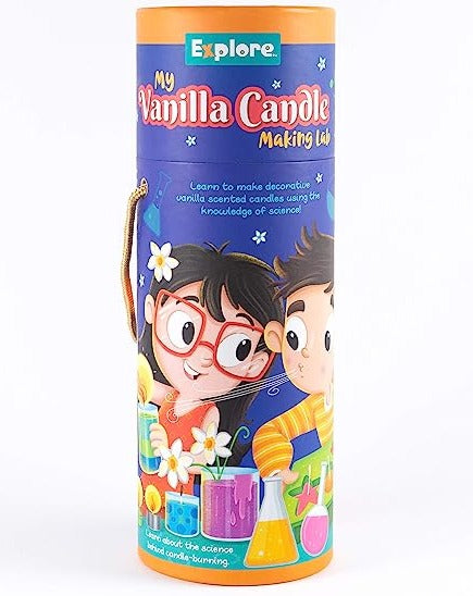 My Vanilla Candle Making Lab - Learning & Educational DIY Activity Toy Kit, for STEM learners Ages 6+ of Boys and Girls- Multicolor