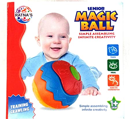 Magic Ball Light Weight Assembling Toy, Training Crawling for Infants, Non Toxic