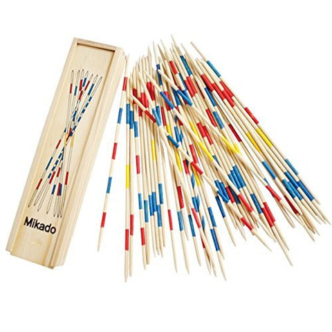 Mikado | Wooden 31 Pick-Up Sticks | Best Return Gift | Fun Family Indoor Board Game for Adults and Kids 5+ Years (Pack of 1)