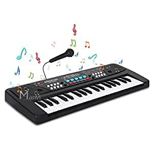 Portable Electronic Piano Keyboard for Kids with Microphone and USB Charging | Musical Piano for Kids