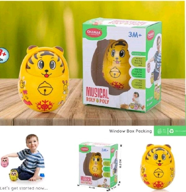 Musical Roly Poly Toy, Non-Toxic, BPA Free Plastic Toy, Suitable for K ...