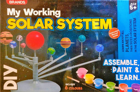 Learning & Education Activity Science Kit Game (My Working Solar System) – Build your Solar Planetarium