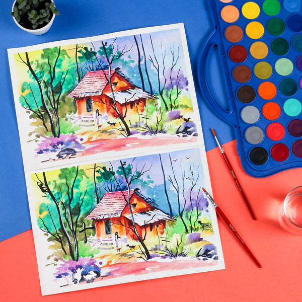 DOMS Water Color Premium quality Cakes – 36 Variant & Organic Shades