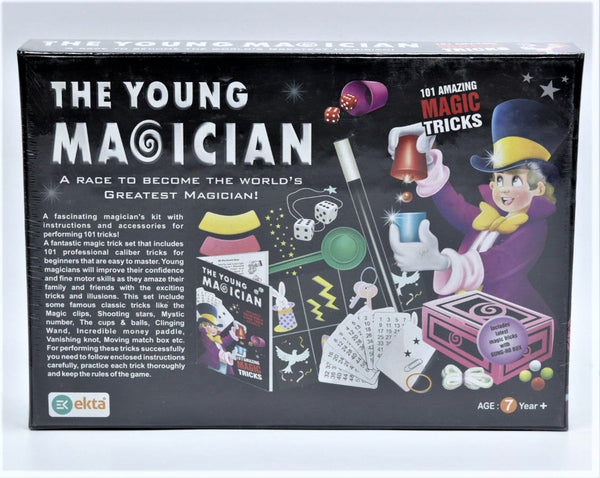 The Young Magician 101 Amazing Magic Tricks for Kids, Magician Set for 7+ Year Old - Multicolor